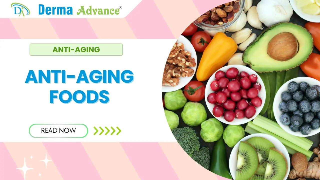 Lear about anti aging foods to get a much better healthy looking skin.