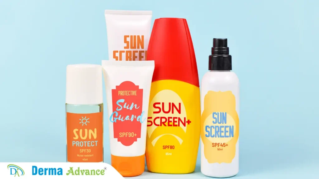 Apply a broad spectrum sunscreen.