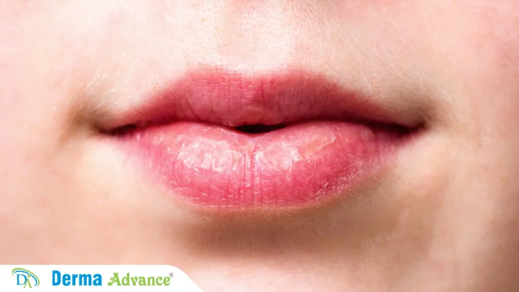 Explanation of Lip Color Enhancement treatment at Derma Advance in Lucknow